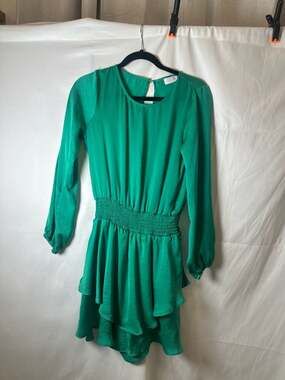 Love Kuza Mock Neck Ruched Belt Dress – ,